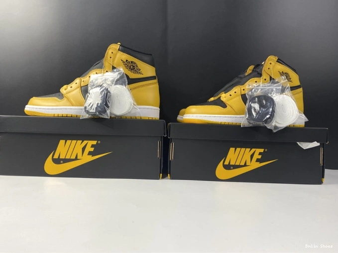 Bmlin Air Jordan 555088-701 Pollen 1 High OG Retro 0627